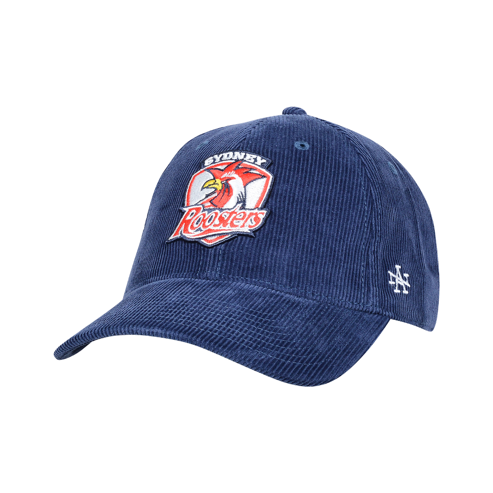 SYDNEY ROOSTERS NRL CORDUROY SLOUCH CAP