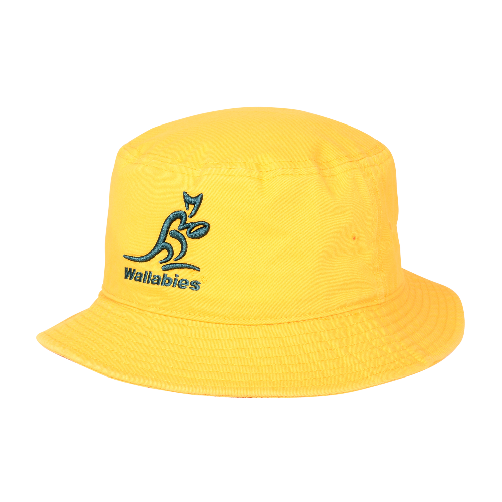 WALLABIES RUGBY GOLD TWILL BUCKET HAT