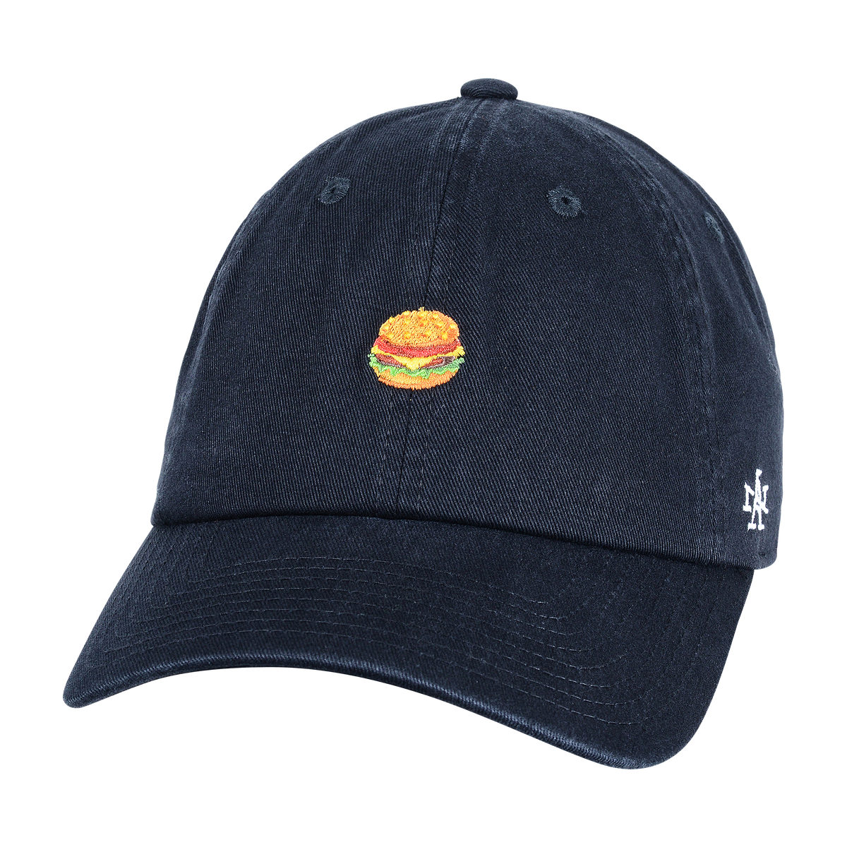 CHEESEBURGER BLACK MICRO LOGO BALLPARK HAT
